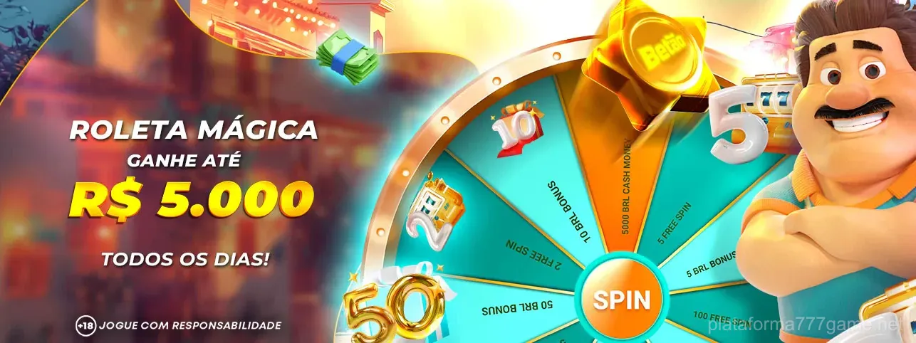 Promoção especial de caça-níquel 777game